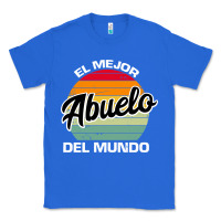 True Royal el mejor abuelo del mundo grandfather sweatshirt Classic Tee - linhVisuals