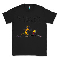 Black newcalvin and hobbes quote 10 Classic Tee - linhVisuals