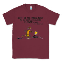 Burgundy newcalvin and hobbes quote 10 Classic Tee - linhVisuals