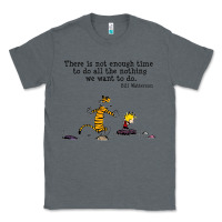 Charcoal Heather newcalvin and hobbes quote 10 Classic Tee - linhVisuals