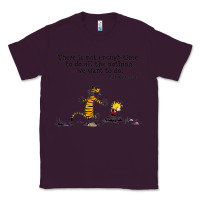 Plum newcalvin and hobbes quote 10 Classic Tee - linhVisuals