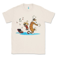 Natural newcalvin and hobbes sing 09 Classic Tee - linhVisuals