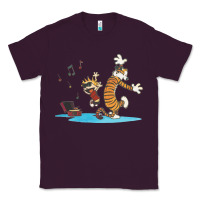 Plum newcalvin and hobbes sing 09 Classic Tee - linhVisuals