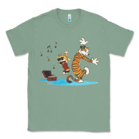 Sage newcalvin and hobbes sing 09 Classic Tee - linhVisuals
