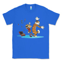 True Royal newcalvin and hobbes sing 09 Classic Tee - linhVisuals