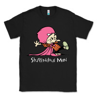 Black newcalvin and hobbes stupendous man Classic Tee - linhVisuals