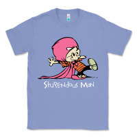 Colony Blue newcalvin and hobbes stupendous man Classic Tee - linhVisuals