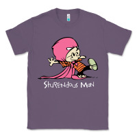 Lavender newcalvin and hobbes stupendous man Classic Tee - linhVisuals
