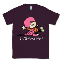 Plum newcalvin and hobbes stupendous man Classic Tee - linhVisuals