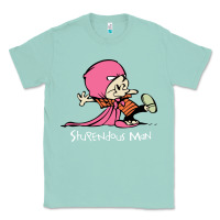 Seafoam newcalvin and hobbes stupendous man Classic Tee - linhVisuals
