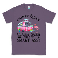 Lavender newcamper queen classy sassy and a bit smart assy Classic Tee - linhVisuals