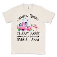 Natural newcamper queen classy sassy and a bit smart assy Classic Tee - linhVisuals