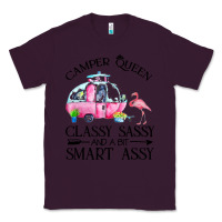 Plum newcamper queen classy sassy and a bit smart assy Classic Tee - linhVisuals