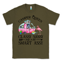 Army Green newcamper queen classy sassy and a bit smart assy Classic Tee - linhVisuals