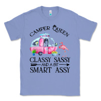 Colony Blue newcamper queen classy sassy and a bit smart assy Classic Tee - linhVisuals