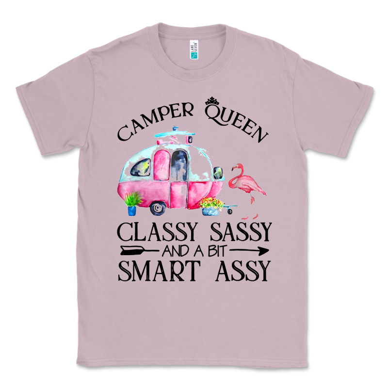 Newcamper Queen Classy Sassy And A Bit Smart Assy Classic Tee by linhVisuals | Teevron