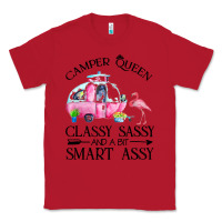 Red newcamper queen classy sassy and a bit smart assy Classic Tee - linhVisuals