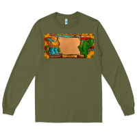 Army Green custom cowboy boots aztec sunflowers leopard license plate Long Sleeve Tee - Artiststas
