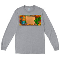 Heather Grey custom cowboy boots aztec sunflowers leopard license plate Long Sleeve Tee - Artiststas