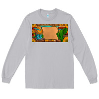 Moon Dust custom cowboy boots aztec sunflowers leopard license plate Long Sleeve Tee - Artiststas