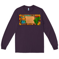 Plum custom cowboy boots aztec sunflowers leopard license plate Long Sleeve Tee - Artiststas