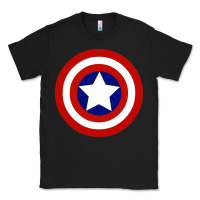Black newcaptain america Classic Tee - linhVisuals
