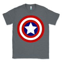 Charcoal Heather newcaptain america Classic Tee - linhVisuals