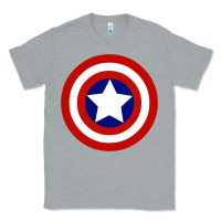Heather Grey newcaptain america Classic Tee - linhVisuals