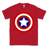 Red newcaptain america Classic Tee - linhVisuals
