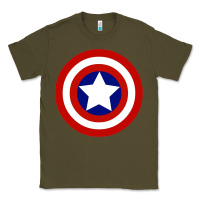 Army Green newcaptain america Classic Tee - linhVisuals