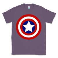 Lavender newcaptain america Classic Tee - linhVisuals
