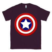 Plum newcaptain america Classic Tee - linhVisuals