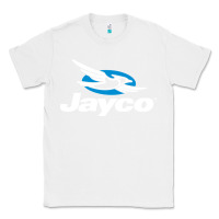 White Jayco Bicycling Bike Classic Tee - linhVisuals