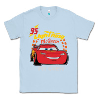 Dusty Blue newcars lightning mcqueen Classic Tee - linhVisuals