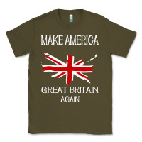 Army Green make america great britain again funny uk us Classic Tee - linhVisuals
