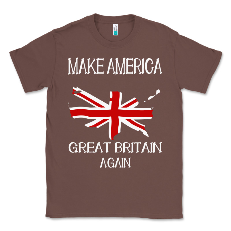 Make America Great Britain Again Funny Uk Us Classic Tee by linhVisuals | Teevron
