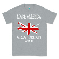 Heather Grey make america great britain again funny uk us Classic Tee - linhVisuals