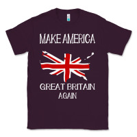 Plum make america great britain again funny uk us Classic Tee - linhVisuals