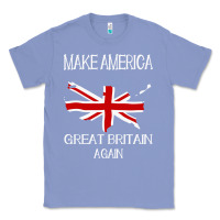 Colony Blue make america great britain again funny uk us Classic Tee - linhVisuals