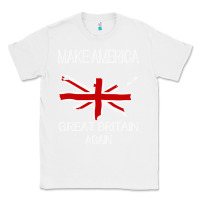 White make america great britain again funny uk us Classic Tee - linhVisuals