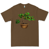 Cacao Guava Tree Bonsai Illustrations Premium Tee - LillyAllenDesigns