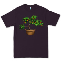 Plum Guava Tree Bonsai Illustrations Premium Tee - LillyAllenDesigns