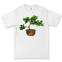 White Guava Tree Bonsai Illustrations Premium Tee - LillyAllenDesigns