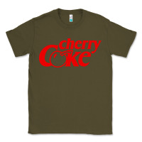Army Green newcherry coke Classic Tee - linhVisuals