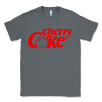 Charcoal Heather newcherry coke Classic Tee - linhVisuals