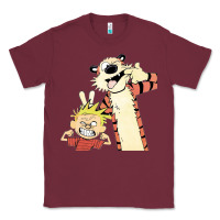 Burgundy calvin Classic Tee - linhVisuals