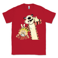 Red calvin Classic Tee - linhVisuals