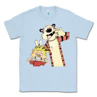 Dusty Blue calvin Classic Tee - linhVisuals