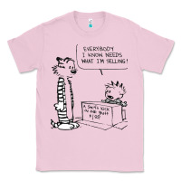 Bubblegum Pink calvin Classic Tee - linhVisuals