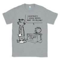 Heather Grey calvin Classic Tee - linhVisuals